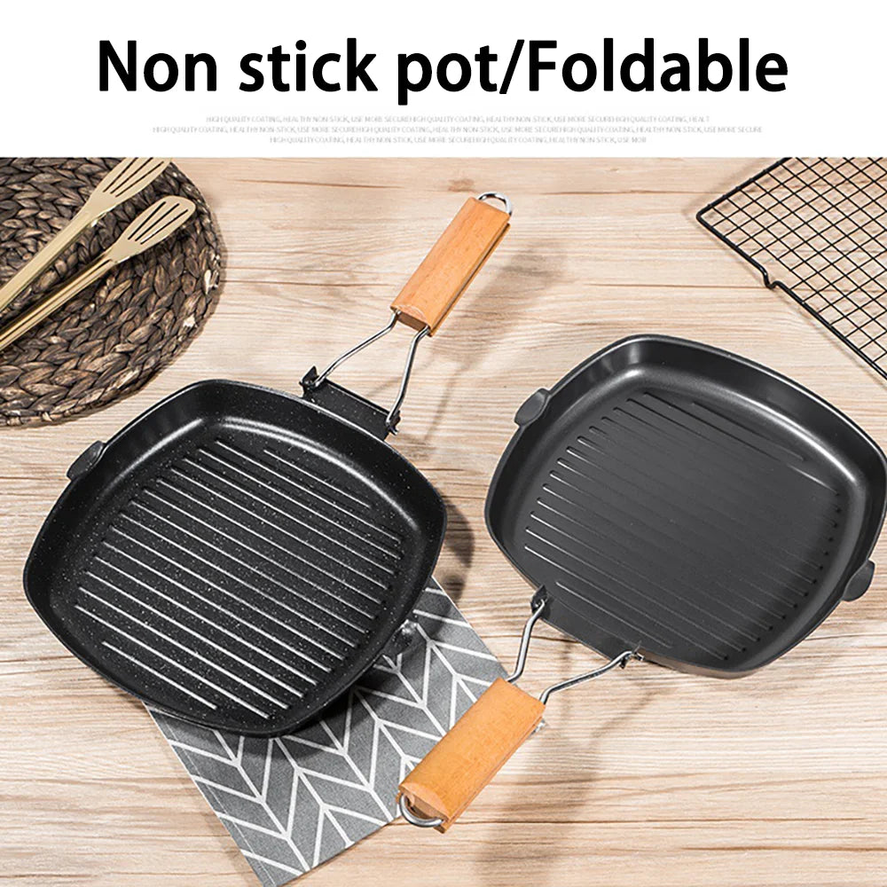 Camping Cookware Frying Pan Black