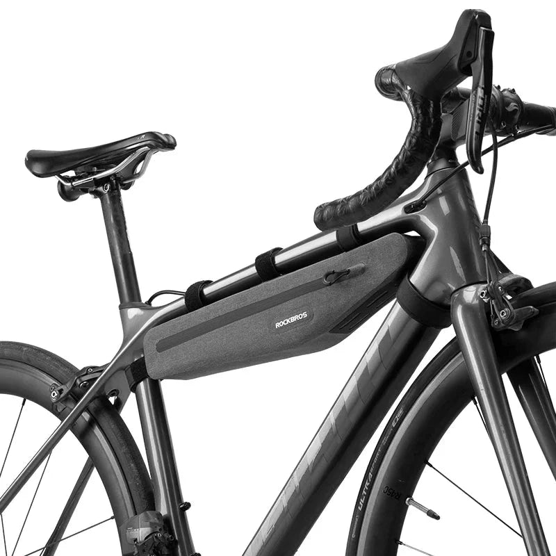 1.5L Lengthened Waterproof Triangle Bike Bag 600D Polyester Green