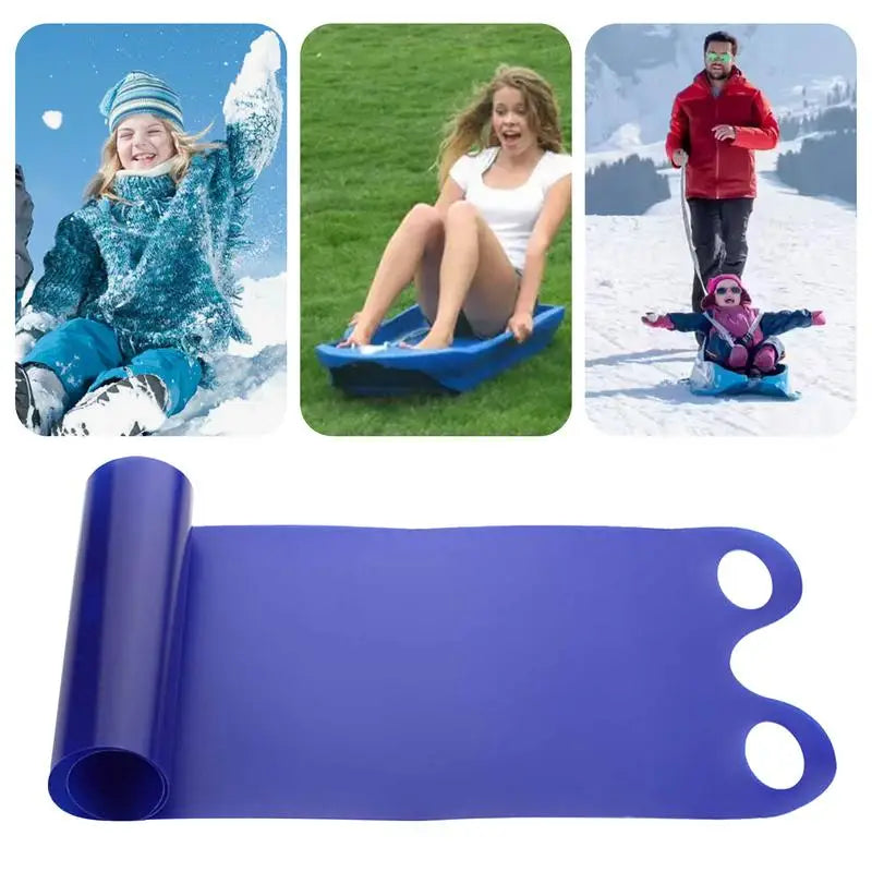 Snow Sled – Portable Roll-Up Snowboard Sled