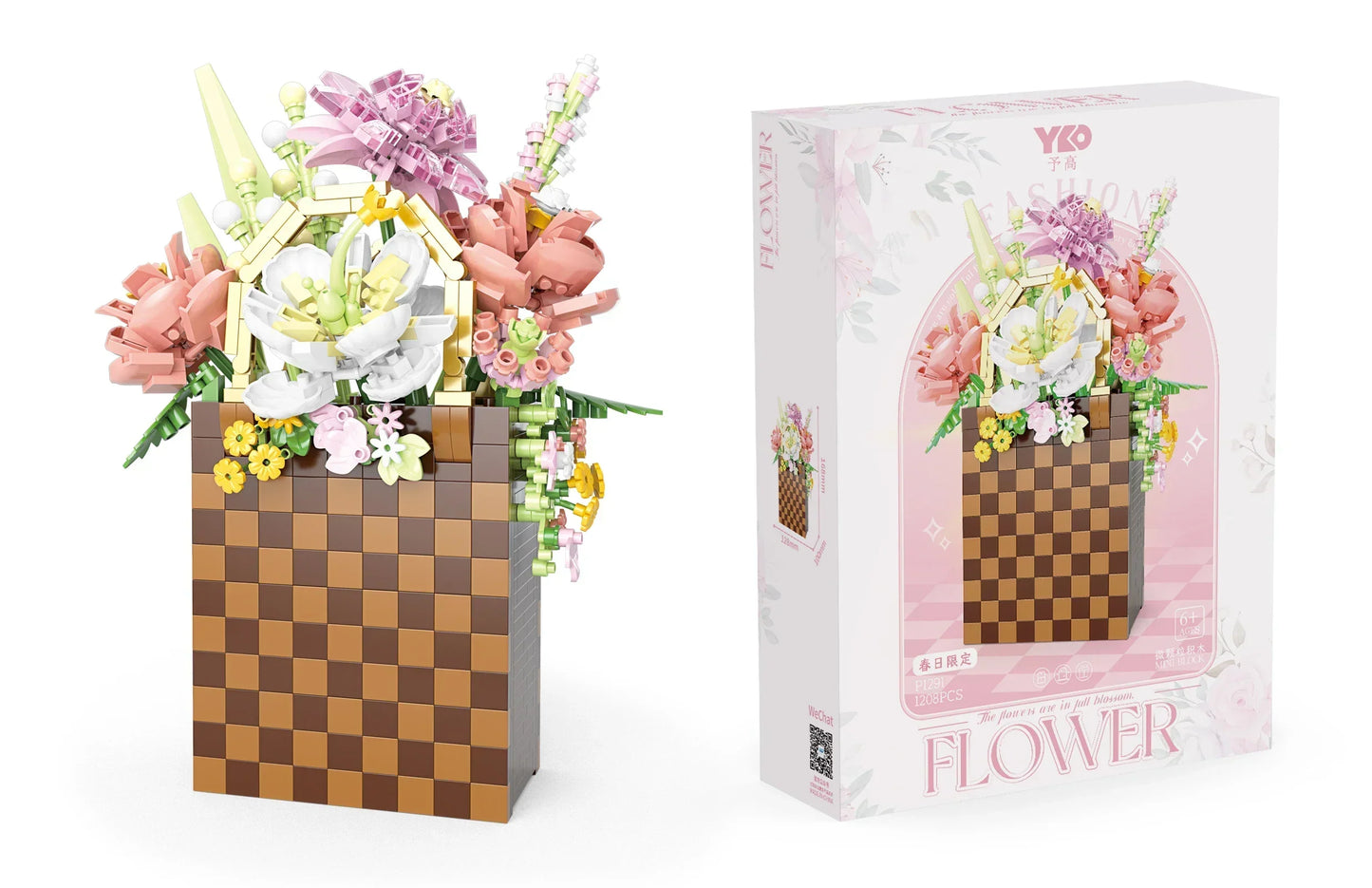 DIY plant bonsai creative flower basket model