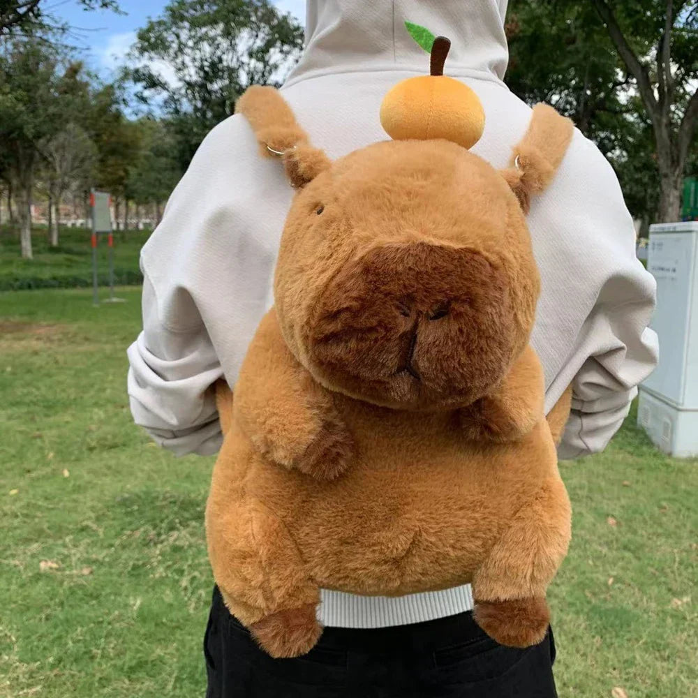 Children's Kawaii Plushie Backpack with Shoulder Straps