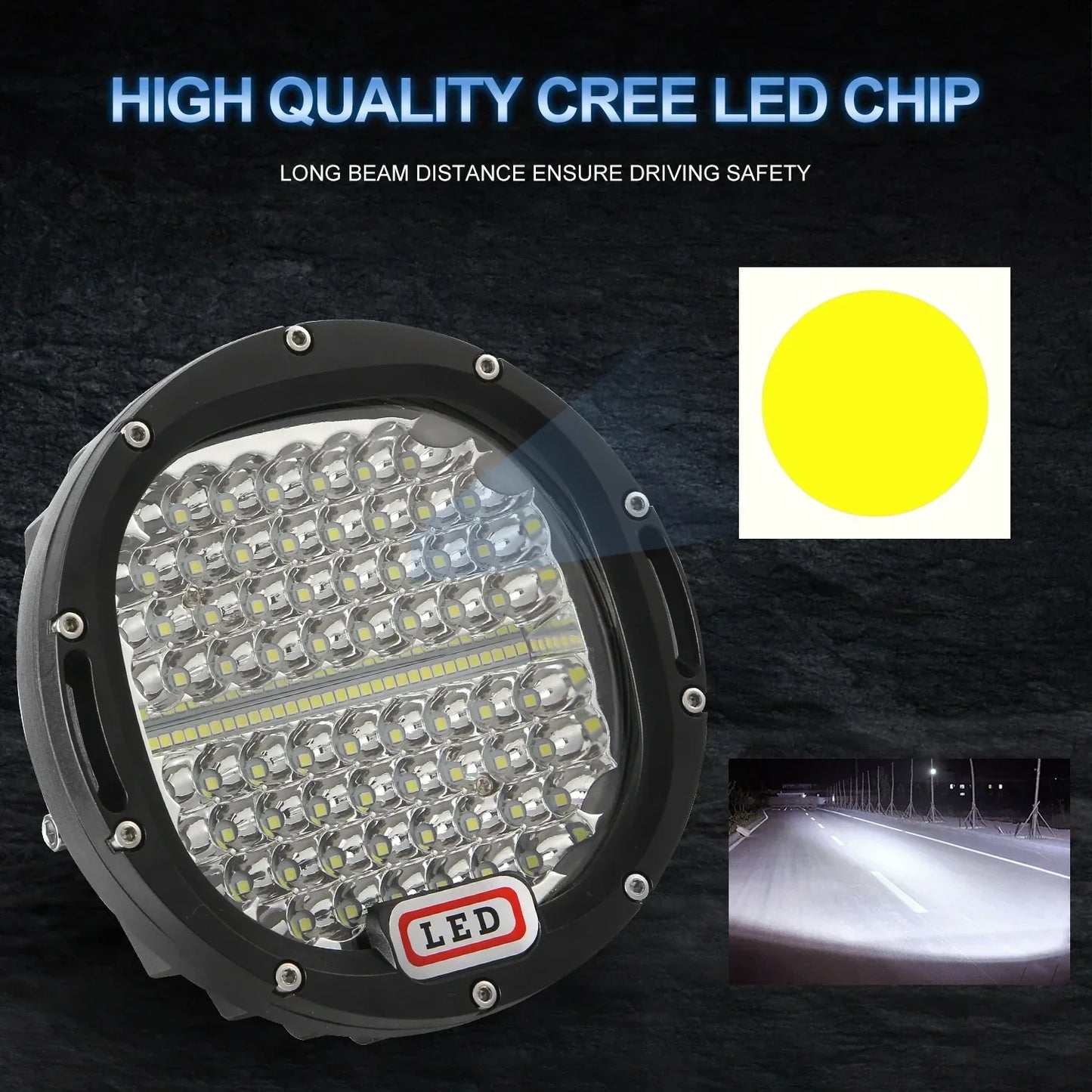 LED Headlights Work Light 105W/300W Offroad Spotlight for 4WD 4x4