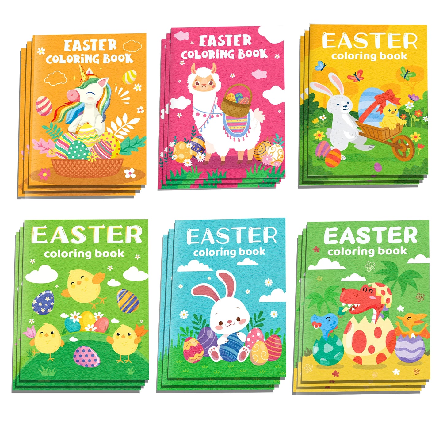 8pcs Easter Coloring Books for Kids