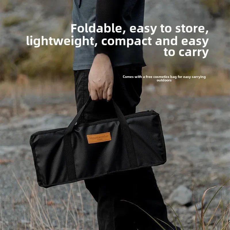 Four Fold Tactical Camping Table Black