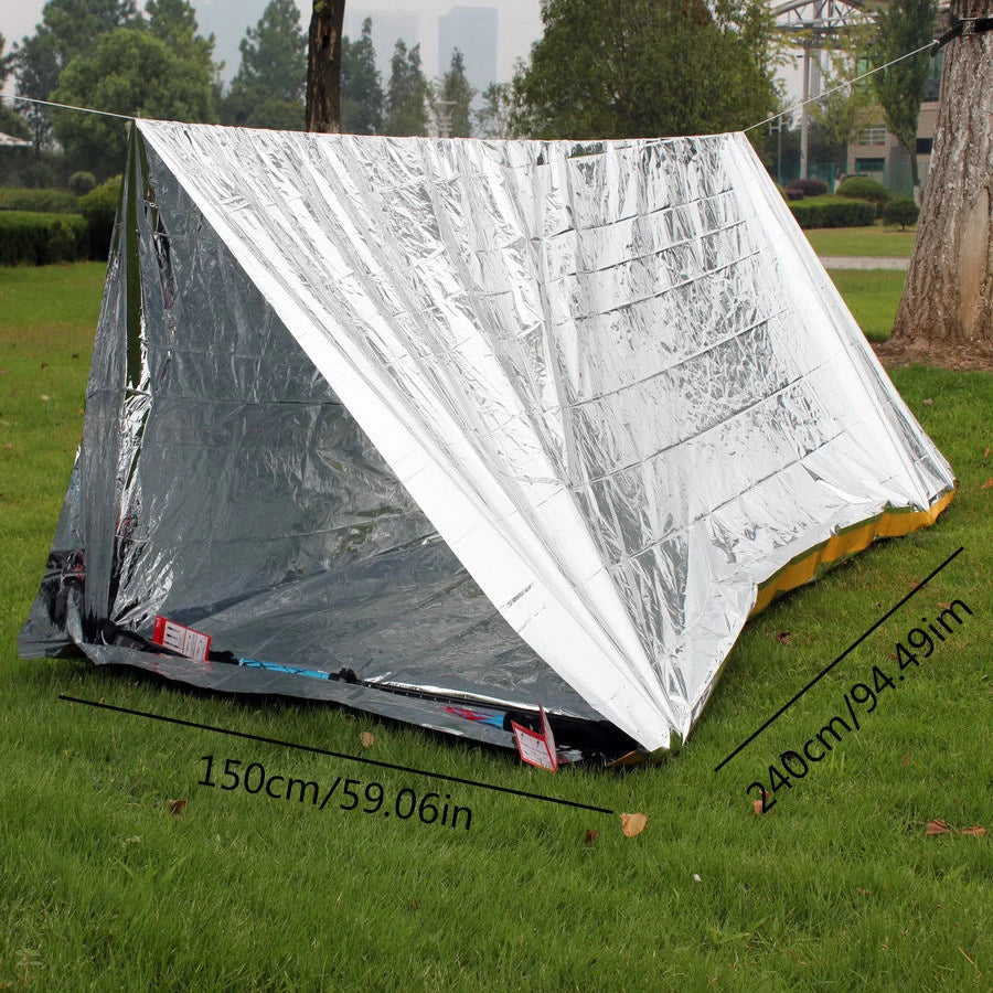 1PCS Emergency Shelter Waterproof Thermal Blanket