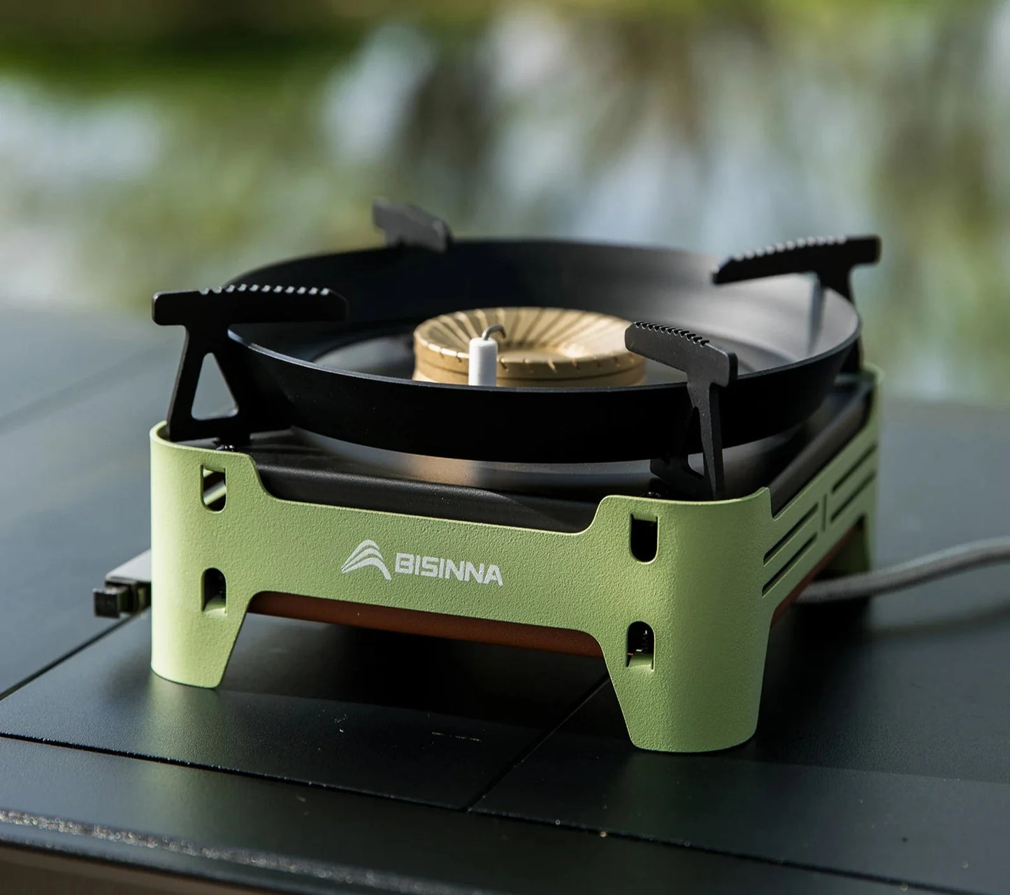 Camping Gas Stove Cassette Furnace Green