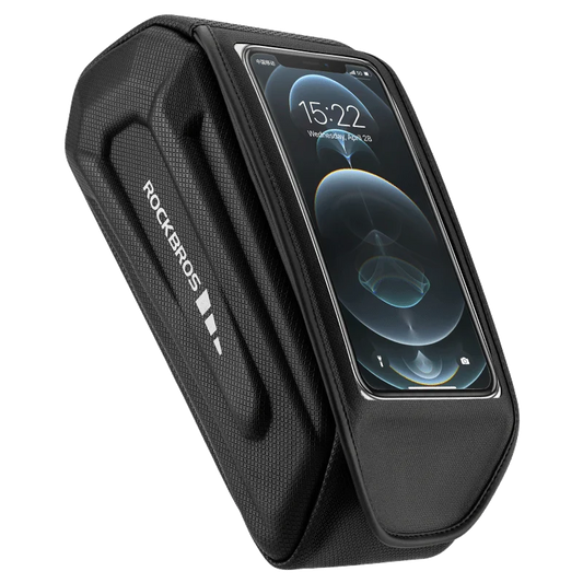 1.7L Waterproof Frame Bike Touchscreen Case Holder Bag Black