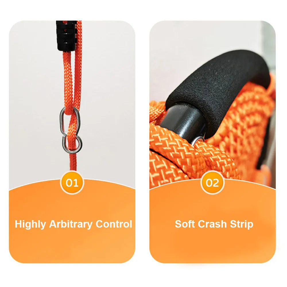 U-Shape Children's Swing - Indoor & Outdoor Hanging Chair | Adjustable Height & 360° Protection