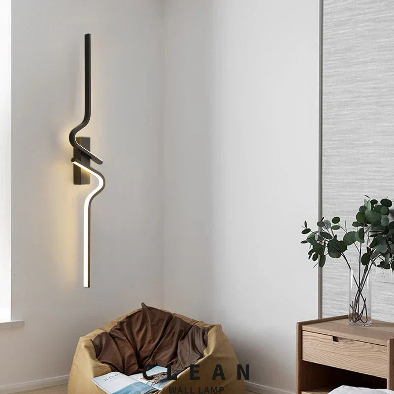 Modern LED Wall Lamp: Sleek Nordic Design for Stylish Indoor Lighting