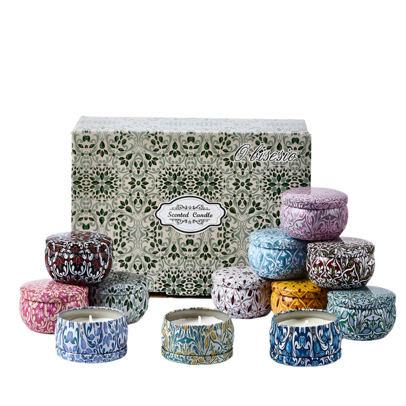 12-Pack Scented Soy Candles Set Natural Aromatherapy Candles