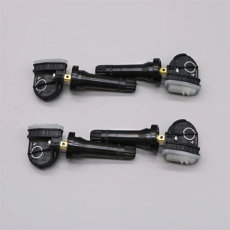 4PCS Tire Pressure Monitoring System TPMS Sensors Black
