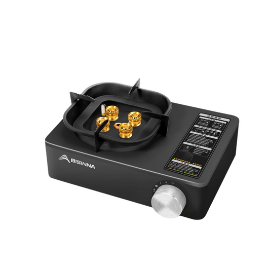 5800W Camping Gas Stove Overvoltage Protection Black