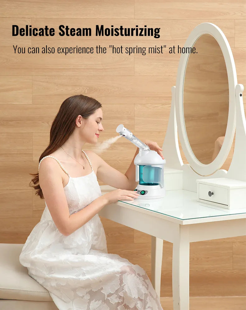 Portable Facial Steamer- Face Mist Spray, Professional Ionic Technology