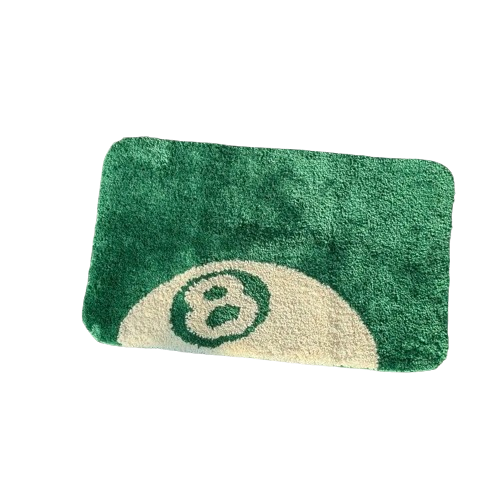 Green 8 Ball Non-slip Carpet Doormat