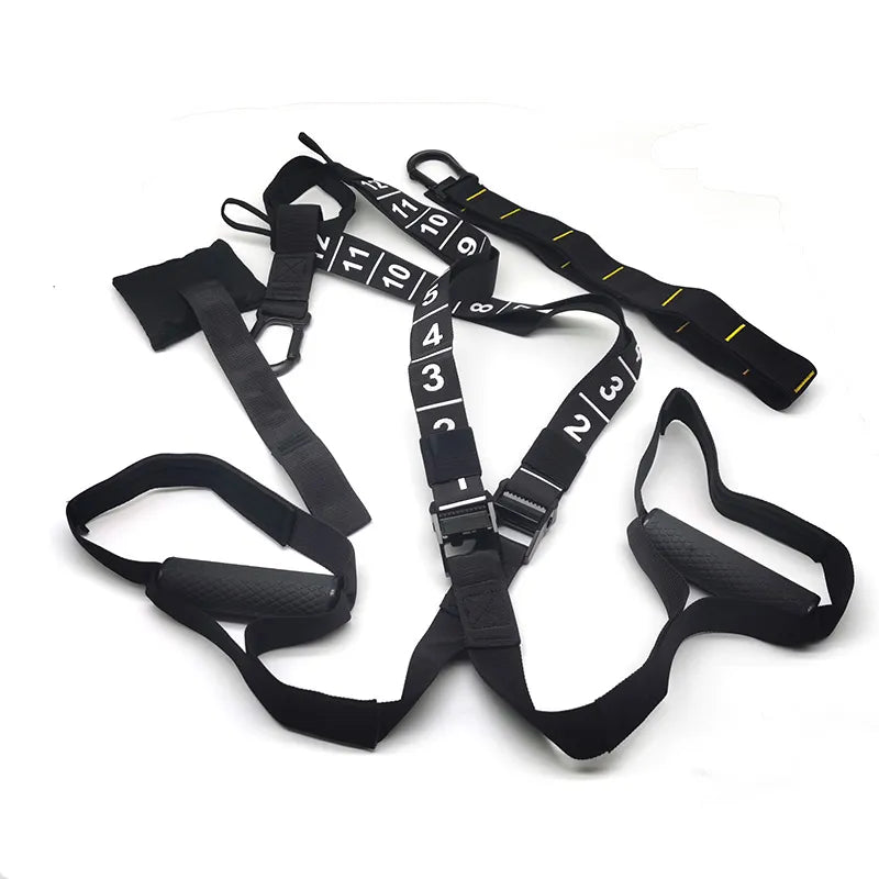 Pro Suspension Trainer with Extension Belts and Door Anchor
