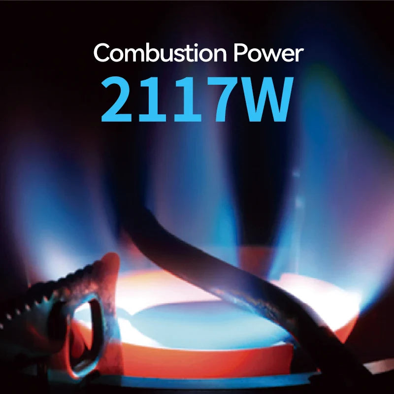 Outdoor Gasoline Camping Stove Black