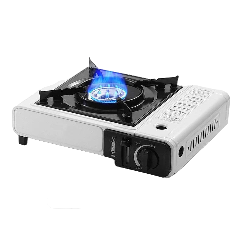 Camping Cassette Gas Stove Butane White