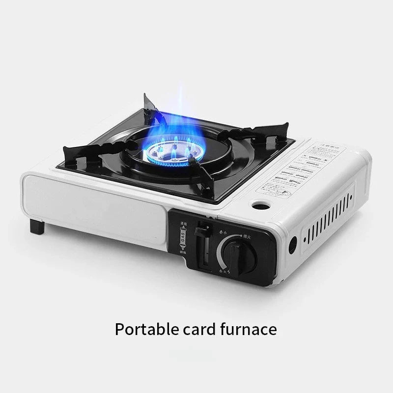 Camping Cassette Gas Stove Butane White