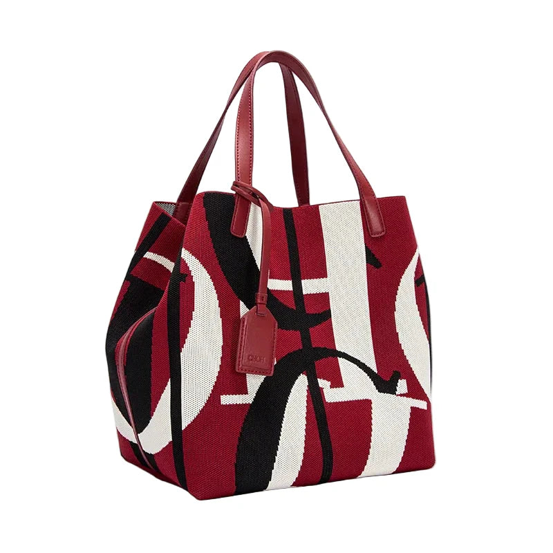 Womens Large Capacity PU Shoulder Bag (Style13)