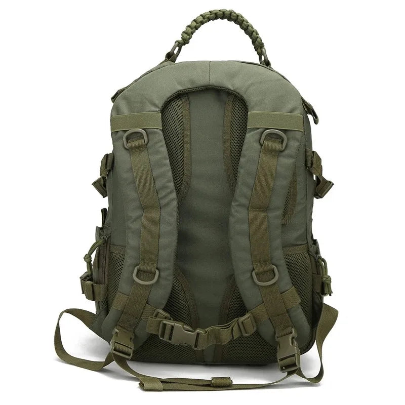 35L Waterproof Camo Hiking Backpack Green