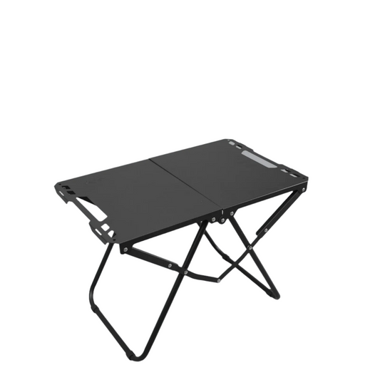 Portable Folding Camping Table Iron Table Black