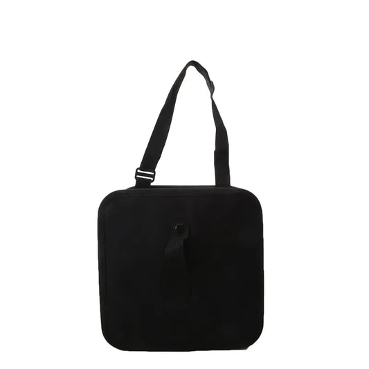 Car Trash Can with Storage Waterproof Bag with Mesh Pocket Black