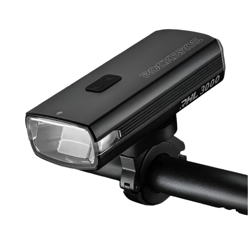 3000LM Bike Headlight 10000mAh Power Bank Black