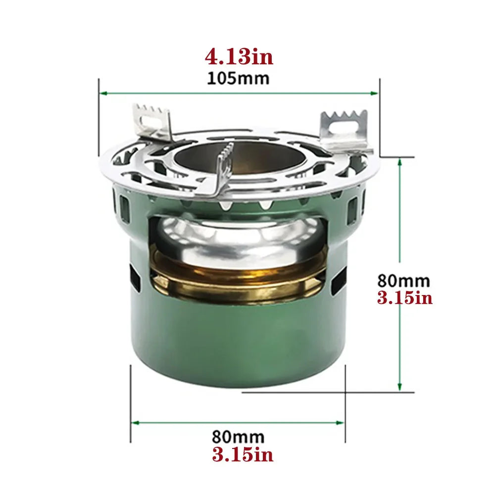 Portable Outdoor Alcohol Stove Green