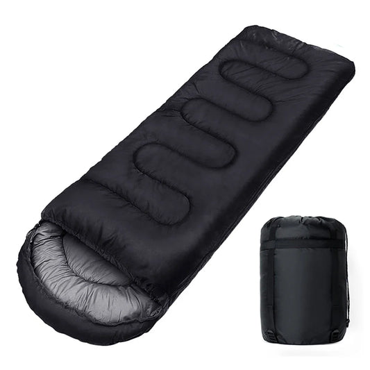 Mummy Sleeping Bag Hollow Cotton Filling Black