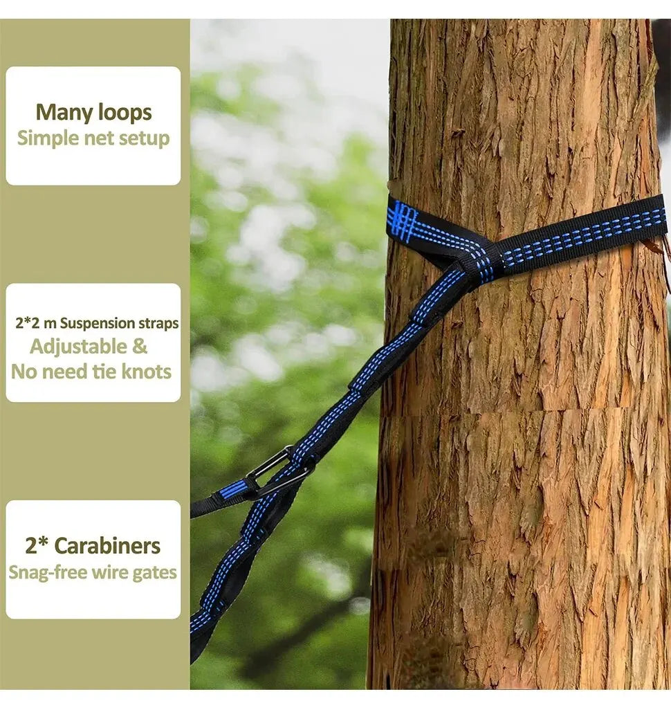 3-in-1 Camping Hammock with Mosquito Mesh