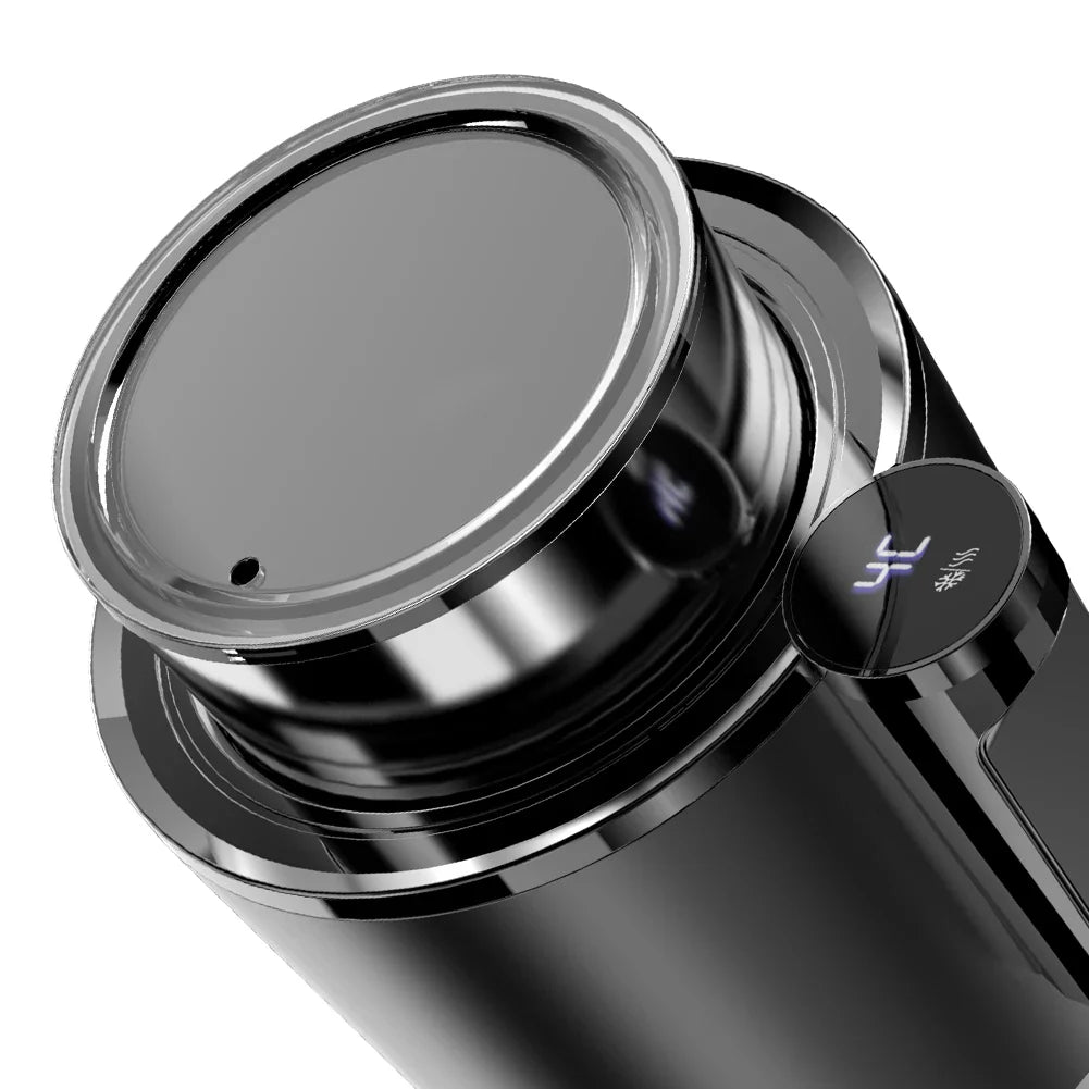 Portable 2-in-1 Car Cup Cooler & Warmer–12V Auto Beverage Balck