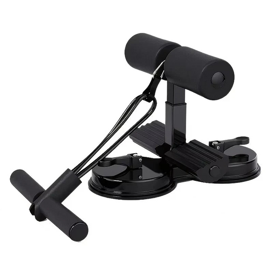Sit-Up Bar with Suction Cup Black