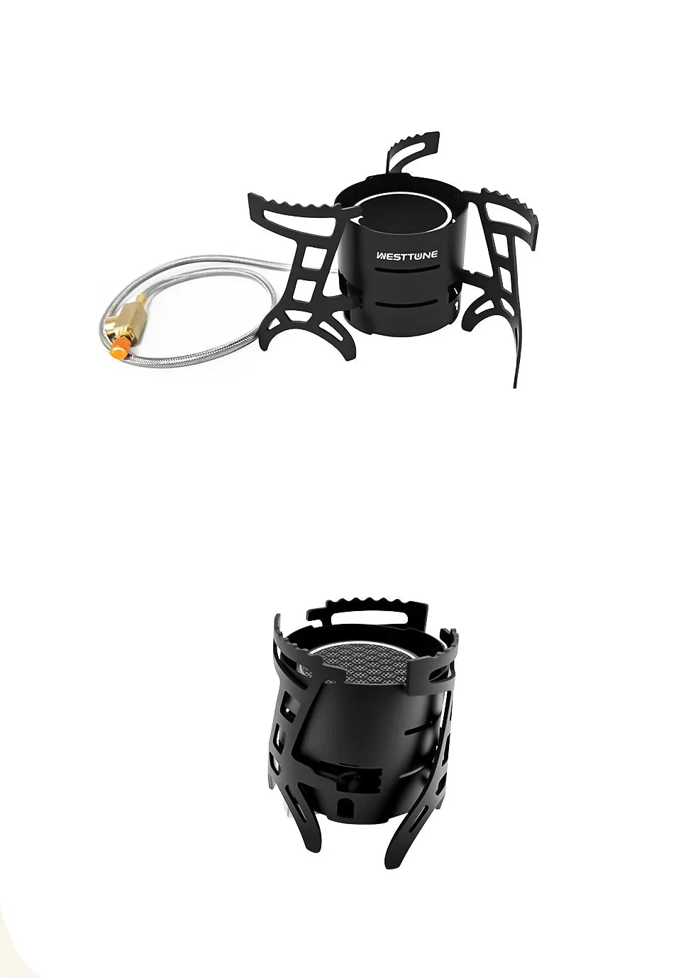 2600W Infrared Camping Stove Black