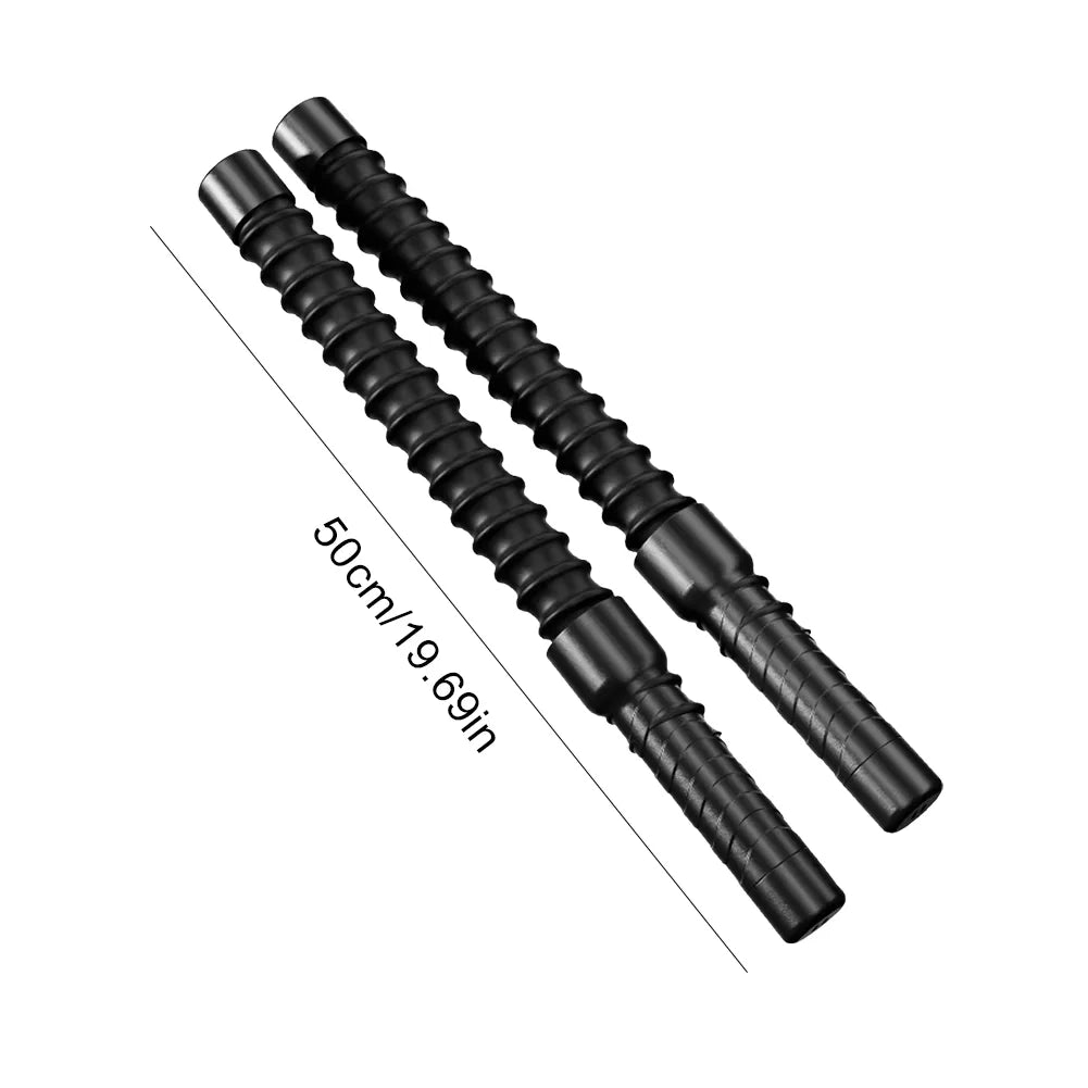 2PCS Arm Strength Training Bars Black