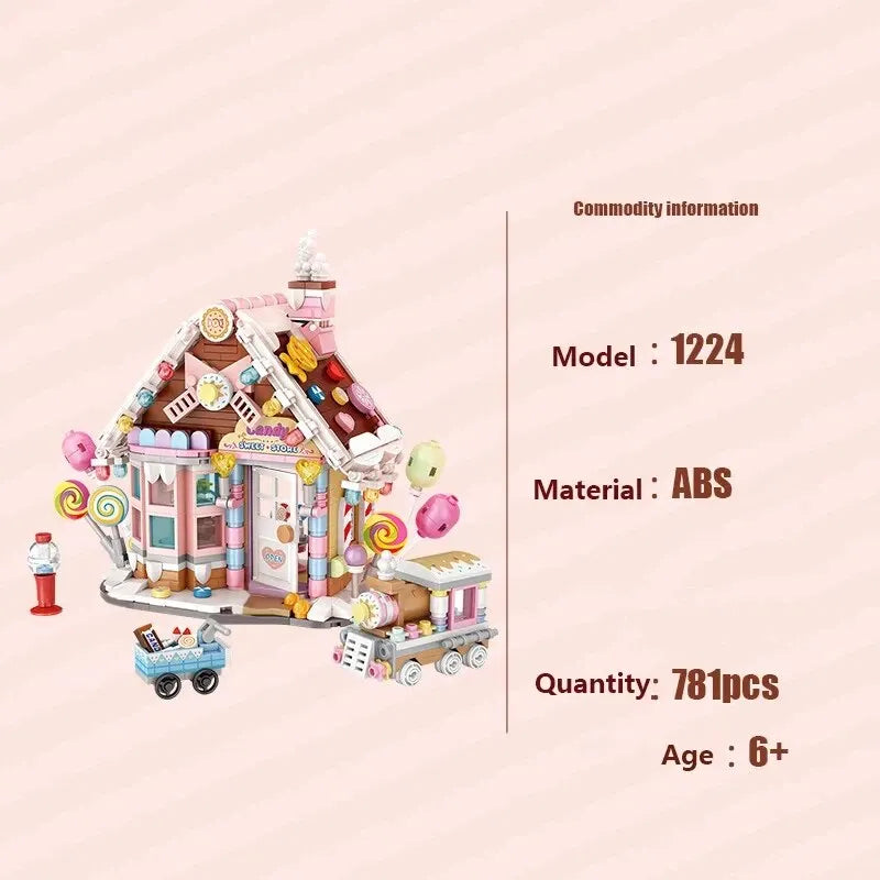 781PCS Candy House Building Blocks