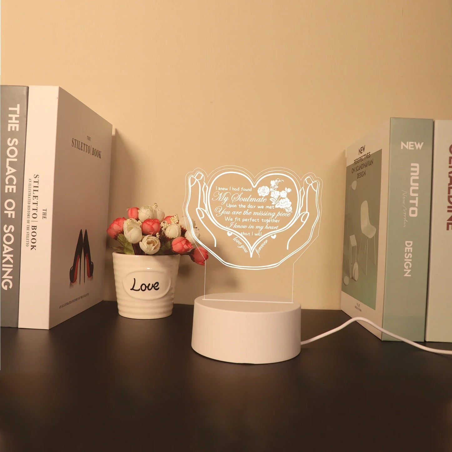 I Love You 3D Acrylic LED Night Light