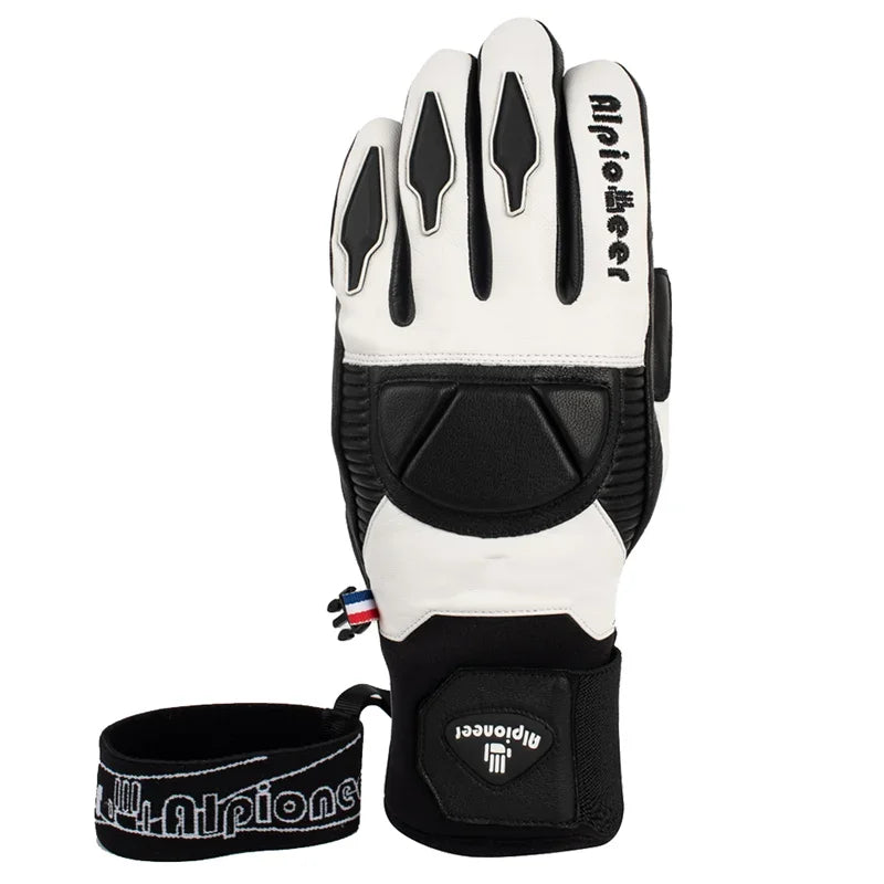 Professional Ski Gloves - Waterproof Goatskin Leather