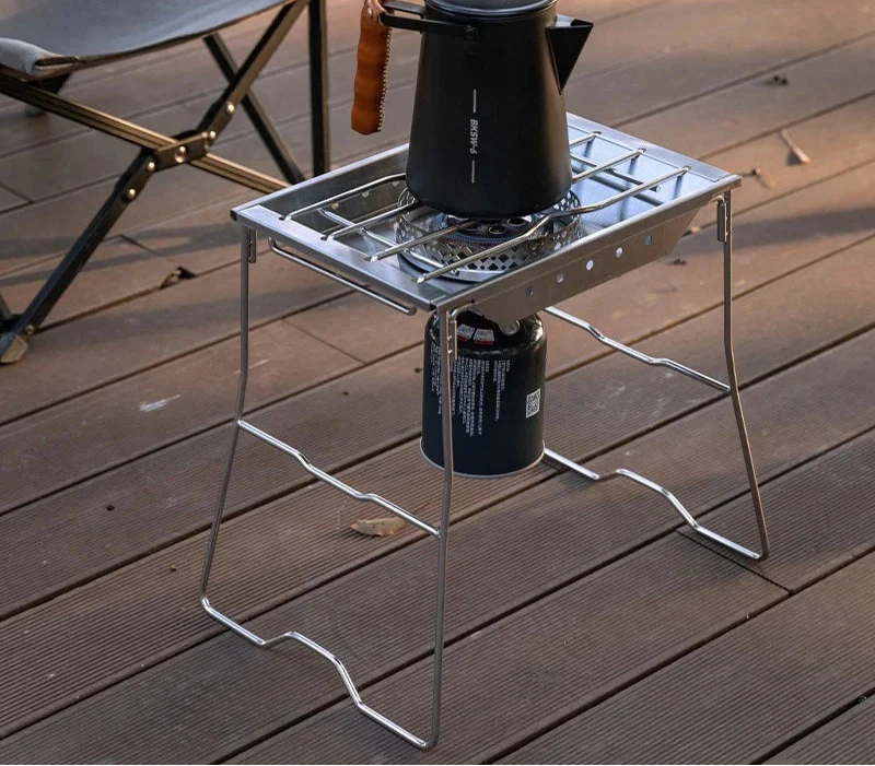 Stainless Steel Camping Furnace Plate Stove Frame