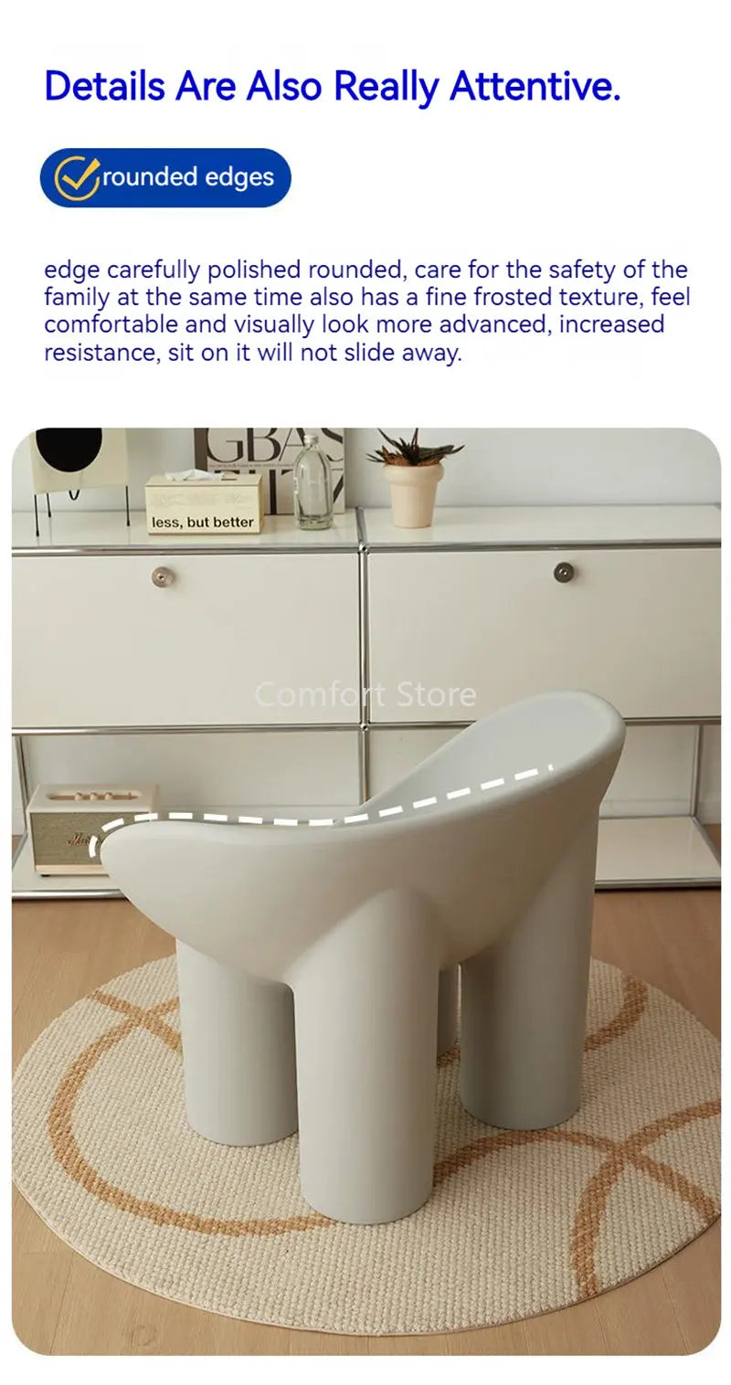 Nordic Roly Poly Lounge Chair- Modern Luxury Furniture