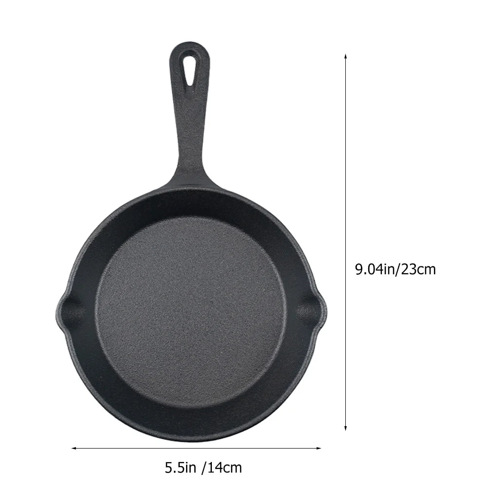 Pan Iron Cast Frying Egg Steak Cooker