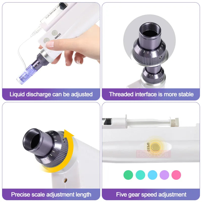 2-in-1 Hydra Whitening Injector with Aqua Derma Pen