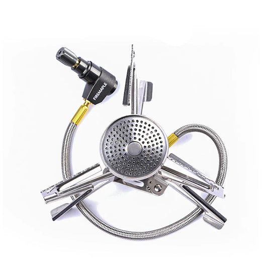 2900W Pressure Regulator Camping Stove Silver