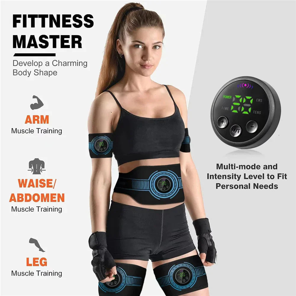 Intelligent EMS Waist Belt for Effective Abdominal Muscle Stimulation