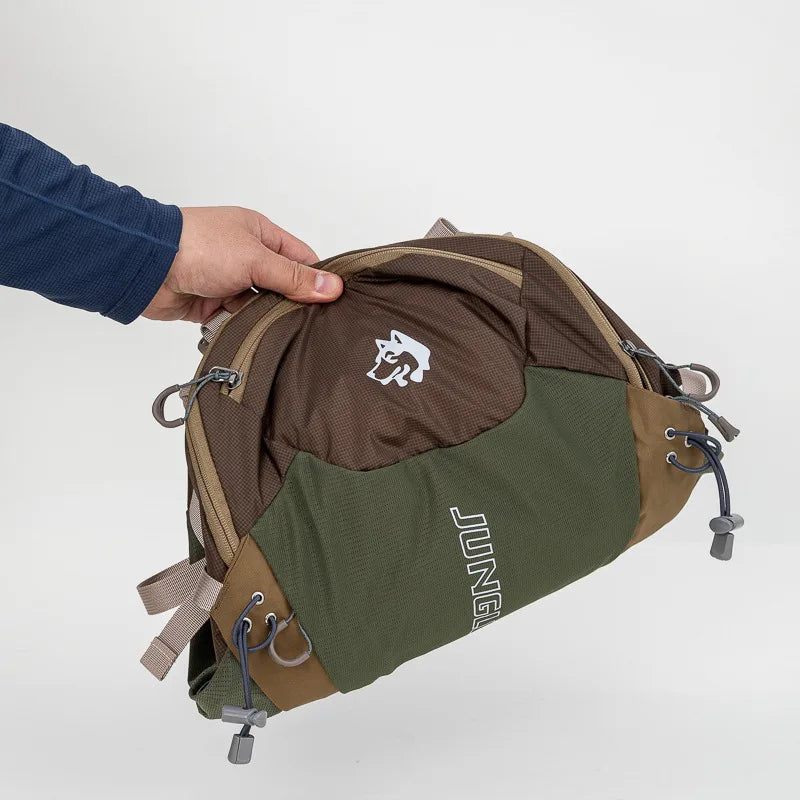 Lightweight 35L Hiking Backpack Breathable Camping Green