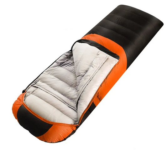 USB Heated Sleeping Bag 3-Stage Thermal Pad Orange