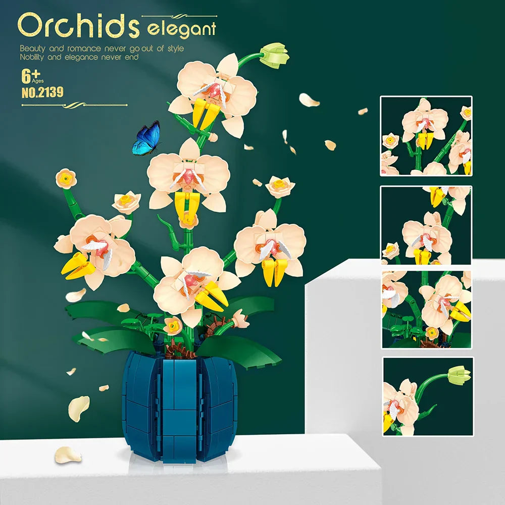 Orchid Building Blocks Flowers Bouquet