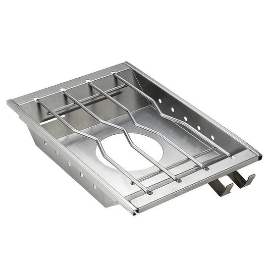 Windproof Furnace Plate Frame Camping Silver