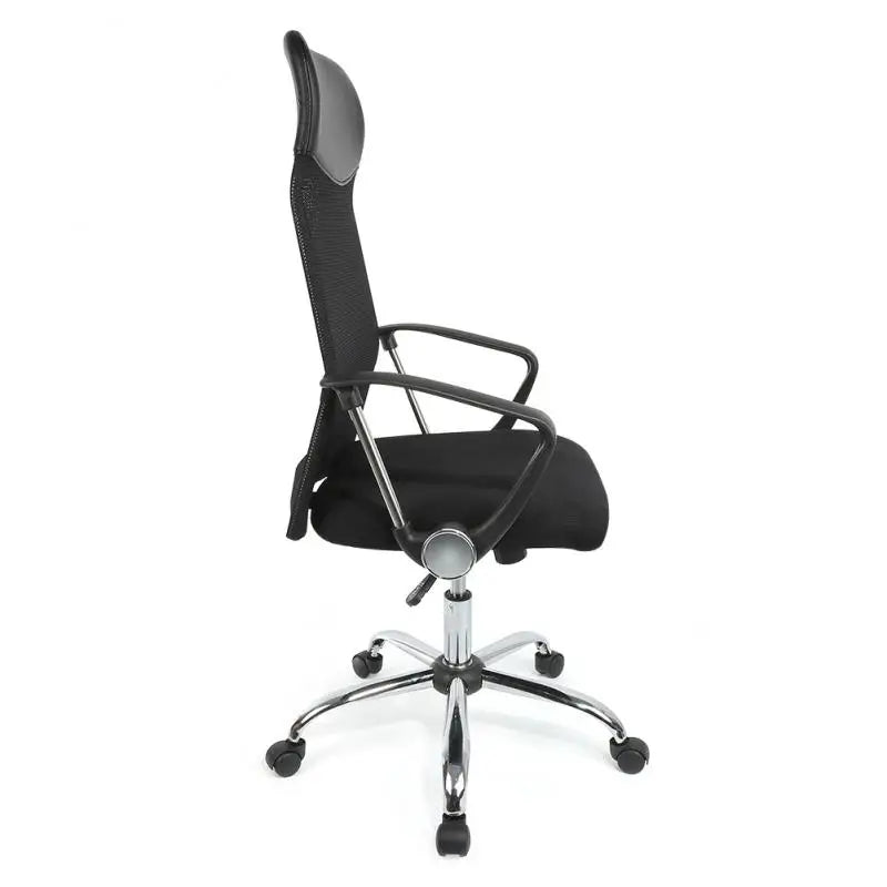 Premium High Back Mesh Office Chair with Adjustable Lumbar Support - Black