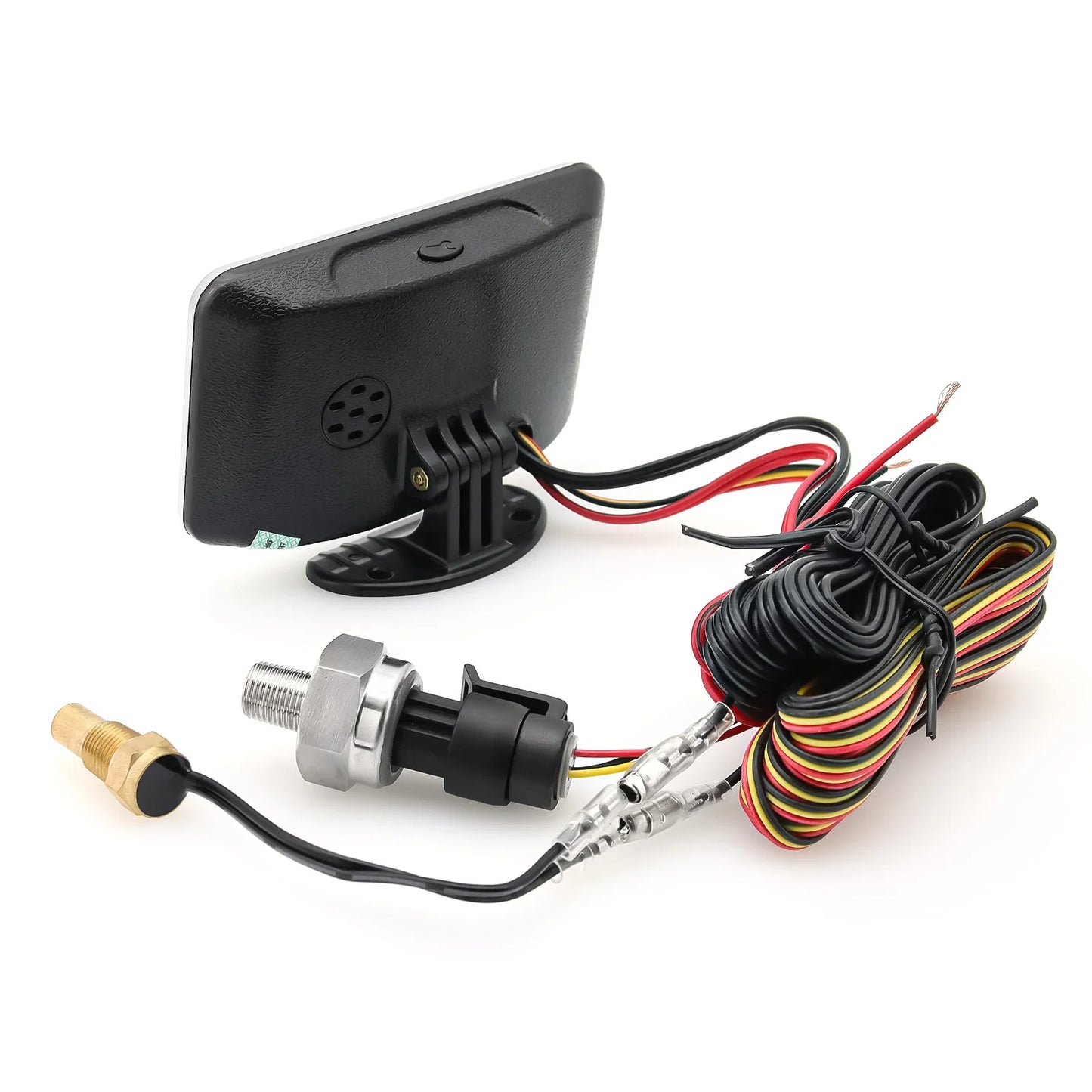 3 in 1 LCD Gauge Oil Temperature Water Temperature And Voltmeter Black