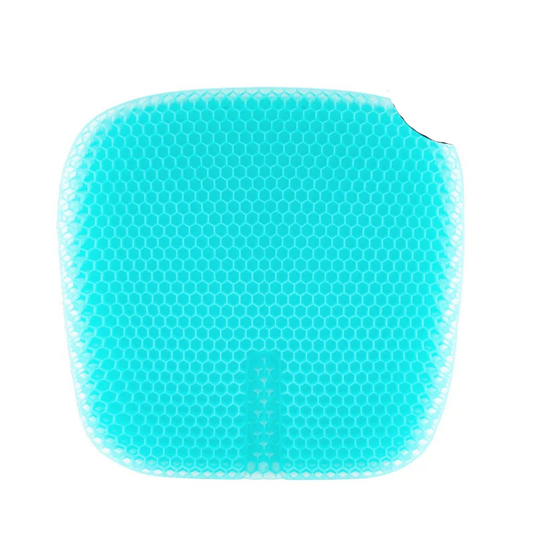 Honeycomb Gel Seat Cushion Breathable Double-Layer Egg Cushion Blue